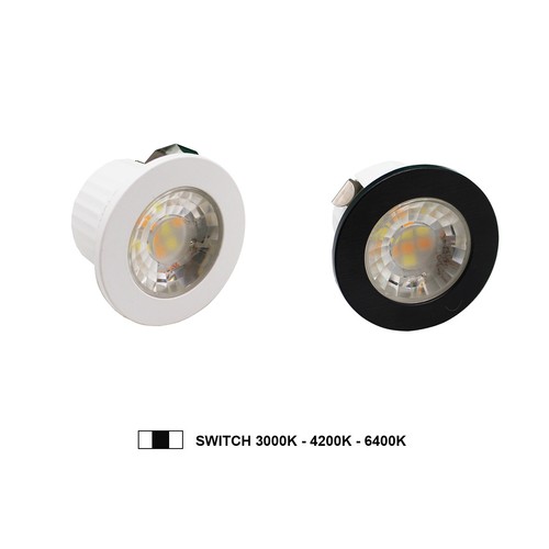 Mini faretto led incasso 3w - faretto, da