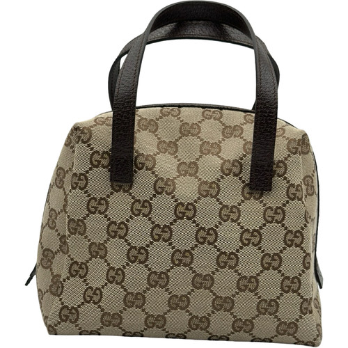 Gucci canvas handbag - gucci,