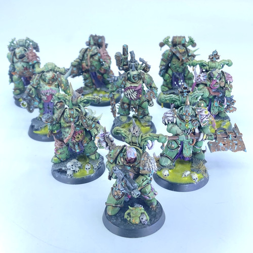 Chaos plague marines death - plague,