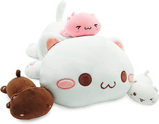 Peluche Gatto Mamma Con 3
