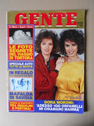 Gente 1984 dora moroni - gente,