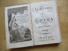 ALMANAC ( ALMANACH ) DE GOTHA