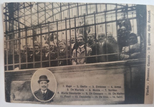 Rarissima cartolina processo - rarissima,