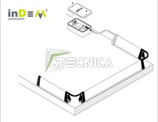 kit tre lati bordo sensibile basso profilo costa meccanica per basculanti 