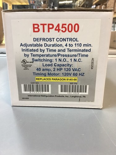 Controllo sbrinamento btp4500 - controllo,