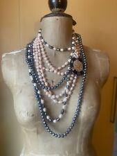 lotto 4 collane perle scaramazze 