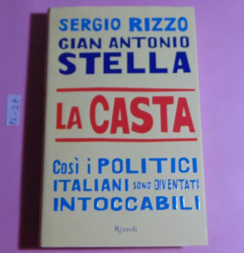 Libro sergio rizzo - rizzo, gian