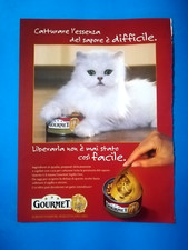 RITAGLIO DI GIORNALE PUBBLICITA' GOURMET SIGILLO ORO GATTO DA COLLEZIONE - (141)