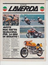 advertising Pubblicità- MOTO LAVERDA  750 SFC 1974 MOTO EPOCA MOTOSPORT MAXIMOTO