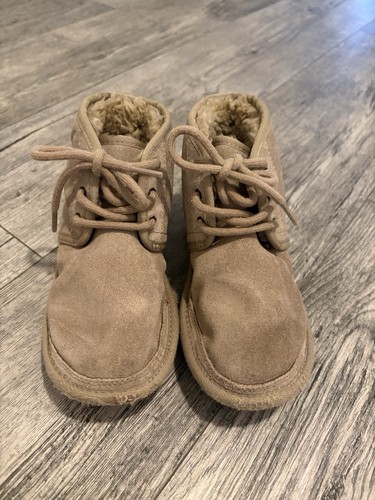 Stivali marroni stringati ugg - stivali,