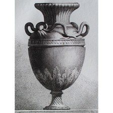 Benigno Bossi a Petitot Suite del Vaso Foglio 4 Barocco Italia Acquaforte 1764
