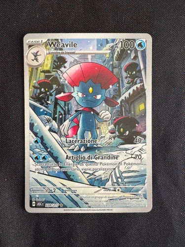Weavile 228 217 ascesa - weavile, 228/217