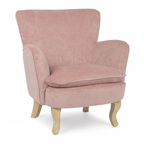 Poltrona vintage rosa antico - rosa,