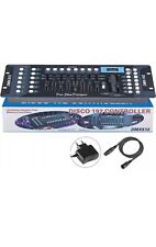 DMX 512 LUCI CONTROLLO MIXER CONTROLLER LUCI DISCO EFFETTO CONSOLE DJ DISCO192