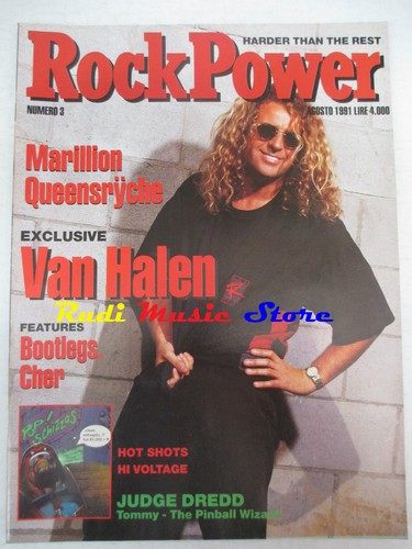 Rivista rock power 1991 van - rock, 3/1991