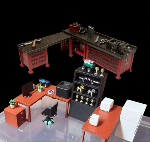 Diorama armadio attrezzi - armadio,