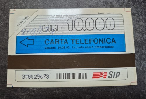 Scheda tel rara prova - prova, c.i