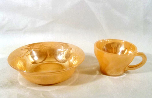 Fire king peach - king, lustre