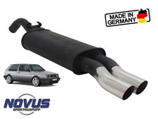 Scarico Sportivo Marmitta Omologata Golf 2 MK2 1.0i 1.3i 1.6i Terminale 2x60mm