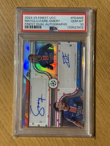 Topps finest dual auto - 24/25,
