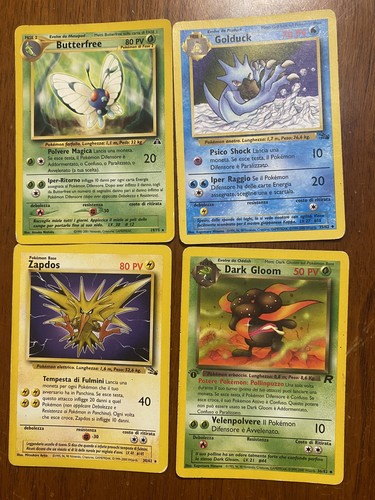 Lotto carte pokemon - carte, edizione