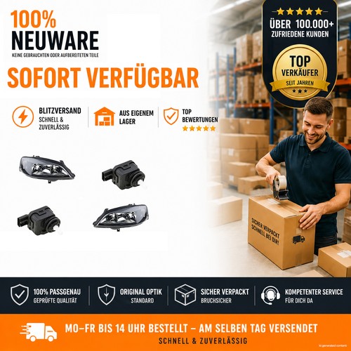Set fari anteriori nero - set,
