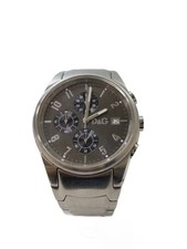 D&G orologio al quarzo analogico acciaio inossidabile grigio argento SS