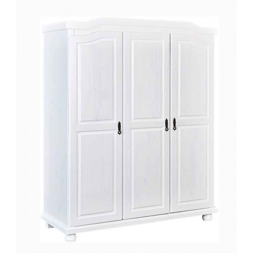 Armadio ante bianco legno - 3,