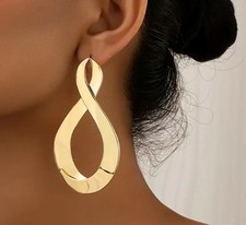 ???ORECCHIN DONNA. PENDENTI, GRANDI, CERCHIO  INFINITO???