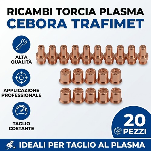 Ricambi plasma elettrodo 10pz