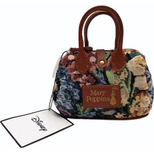 Disney x Primark Mary Poppins Carpet Bag Purse Mini Coin Holder Small Money 13cm