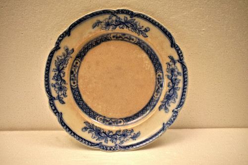 Antico piatto blu transferware