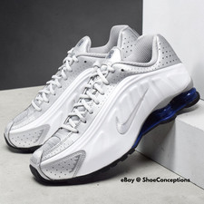 Nike Shox R4 Shoes White Deep