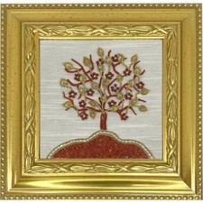 QUADRO ALBERO DELLA VITA IN CORALLO CM21X21