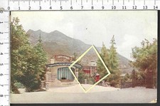 SAN PELLEGRINO BERGAMO INGRESSO ALLA FONTE BIGLIETTERIA_CARTOLINA VG 1936