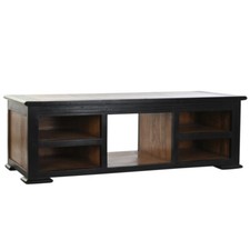 Mobile tv etnico legno marrone nero cm140x45H45 Mobili industrial coloniali chic