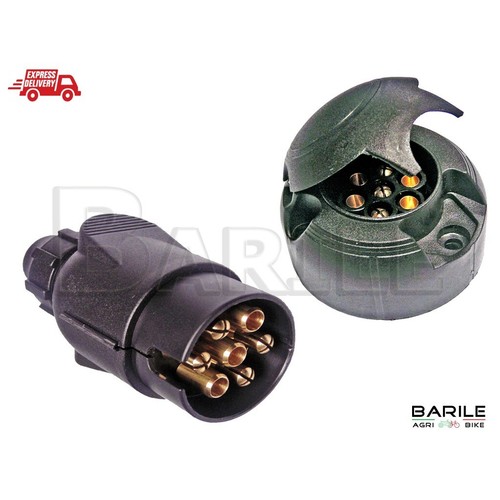 Spina presa corrente 12v 7 - +,