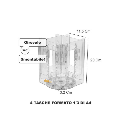 Espositore porta depliant - espositore,