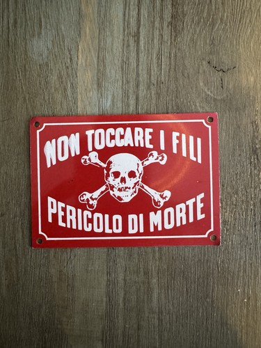 Targa tabella pericolo - pericolo, di