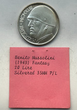 ITALY MUSSOLINI 20 LIRE 1943 -