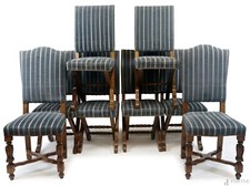 Otto sedie molto eleganti per sala da pranzo inizi '900