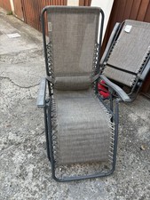 2 Sedia sdraio richiudibile da giardino  ,mare color Grigio 2 sdraio