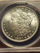 1880 O Morgan Silver Dollar