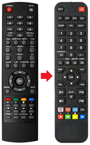 Telecomando adatto per - , united