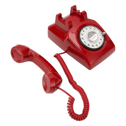 Telefono fisso retrò girevole