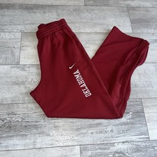 Pantaloni da pista Nike Oklahoma Sooners taglia XS pantaloni della tuta rossi