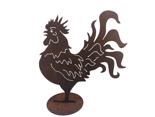 Gallo metallo corten - in,