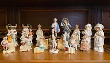 Lotto 17 statue in bisquite ceramica maiolica porcellana capodimonte portapenne