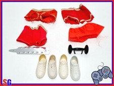 LOTTO BIG JIM VESTITI E ACCESSORI BOX VINTAGE COME DA FOTO USATO SICURO