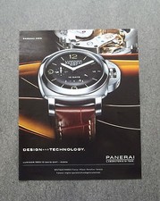 H541 - Advertising Pubblicità -2013- PANERAI LUMINOR GMT